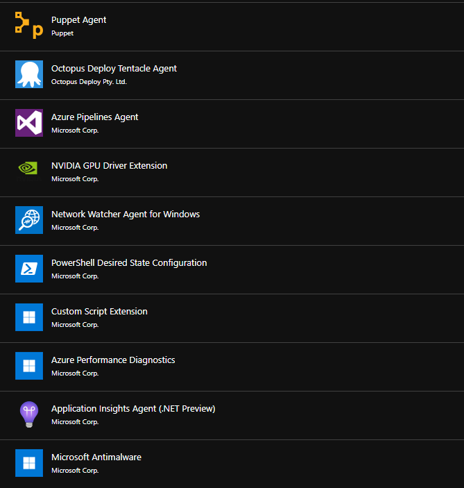 finding the right Azure Virtual Machine Extension – Real World IT.Net